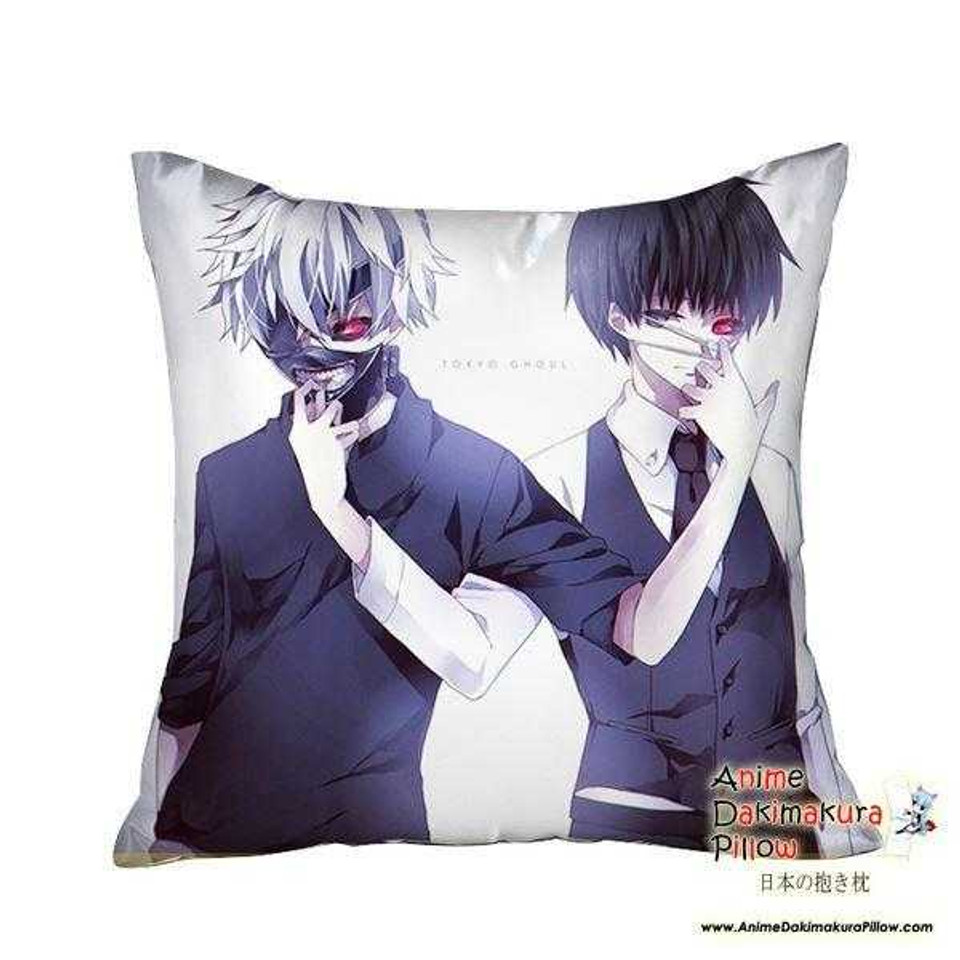 New Ken Kaneki - Tokyo Ghoul Anime Dakimakura Square Pillow Cover GZFONG06 Anime Dakimakura Pillow Shop