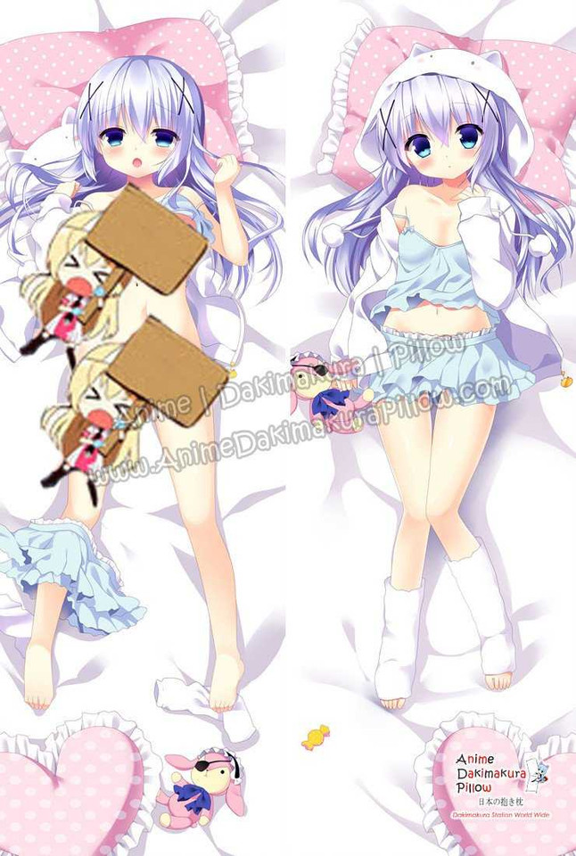 New Chino Kafuu - Is the Order Rabbit Anime Dakimakura Japanese Hugging Body Pillow Cover ADP-512064 Anime Dakimakura Pillow Shop