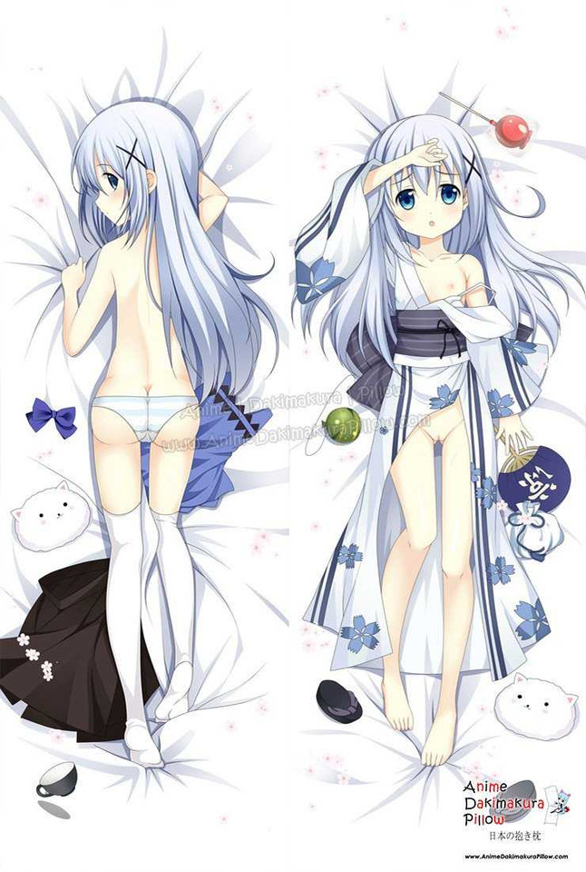 New Chino Kafuu - Is the Order Rabbit Anime Dakimakura Japanese Hugging Body Pillow Cover ADP-61030 Anime Dakimakura Pillow Shop