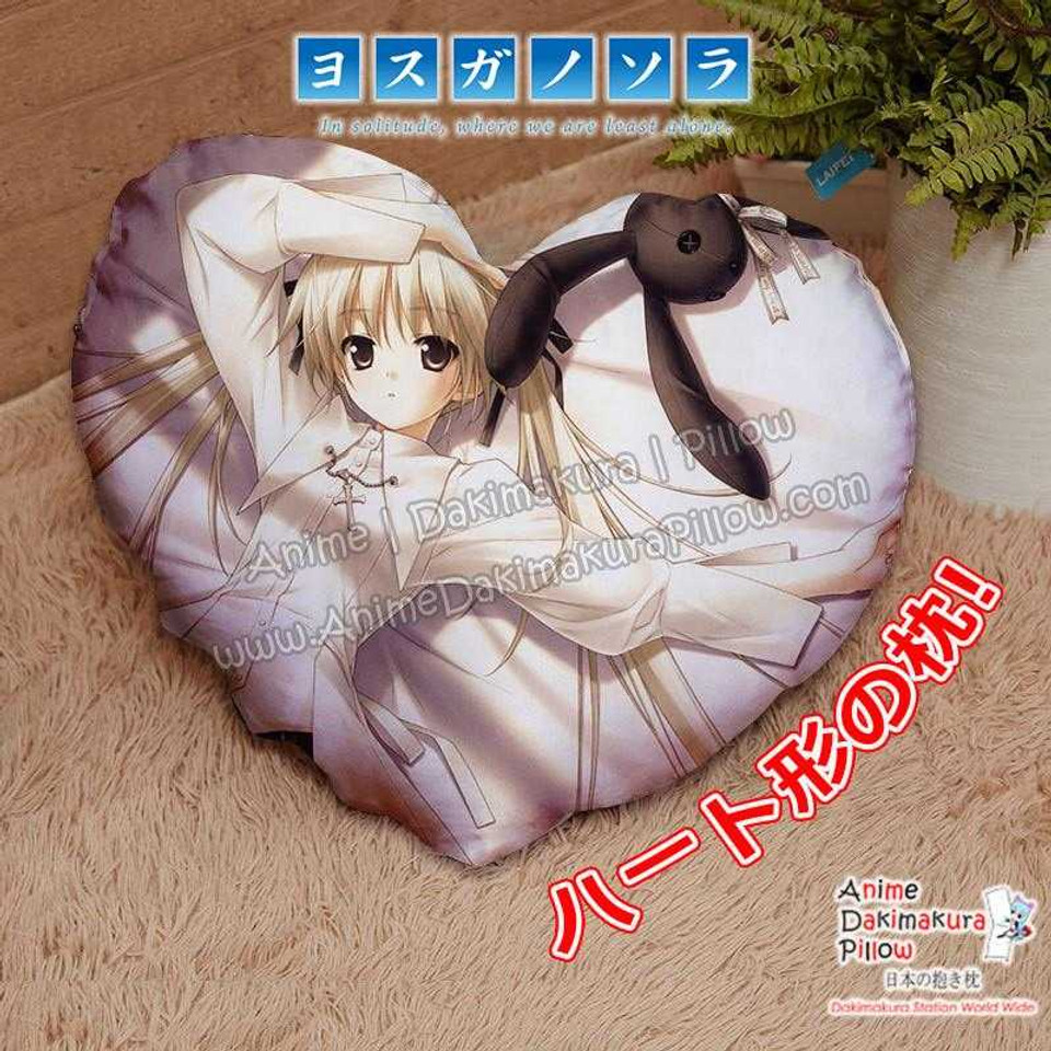 New Kasugano Sora - Yosuga No Sora Anime Japanese Heart Shaped Stuffed Plush Throw Pillow Cover GZFONG538 Anime Dakimakura Pillow Shop