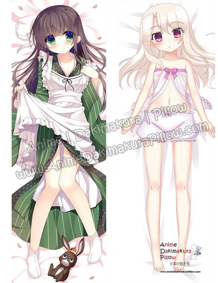 New Chiya Ujimatsu – Is the Order a Rabbit and Illyasviel von Einzbern – Fate kaleid liner PRISMA ILLYA Anime Dakimakura Japanese Hugging Body Pillow Cover ADP712016 ADP712005 Anime Dakimakura Pillow Shop