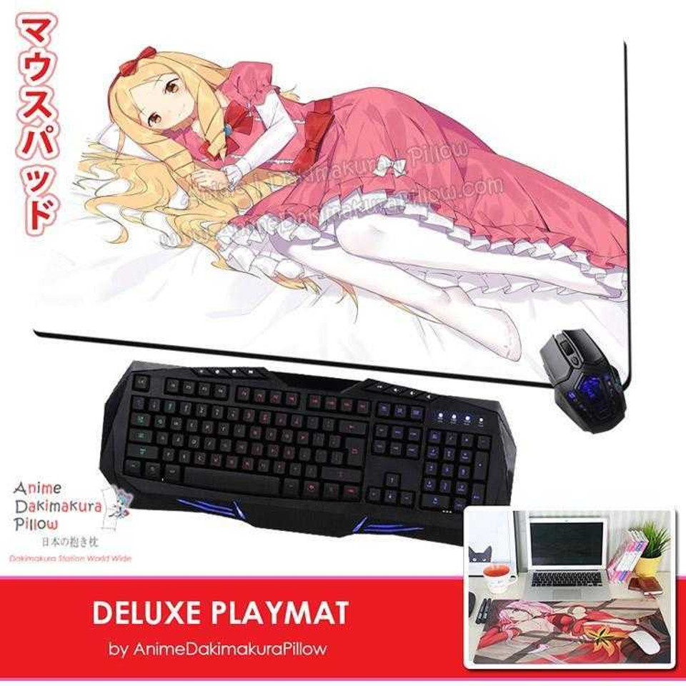 SALE ADP Yamada Elf - Eromanga Sensei Anime Gaming Mouse Pad Mat Large Size Deluxe Multipurpose Non-Slip Professional Playmat H220030 Anime Dakimakura Pillow Shop