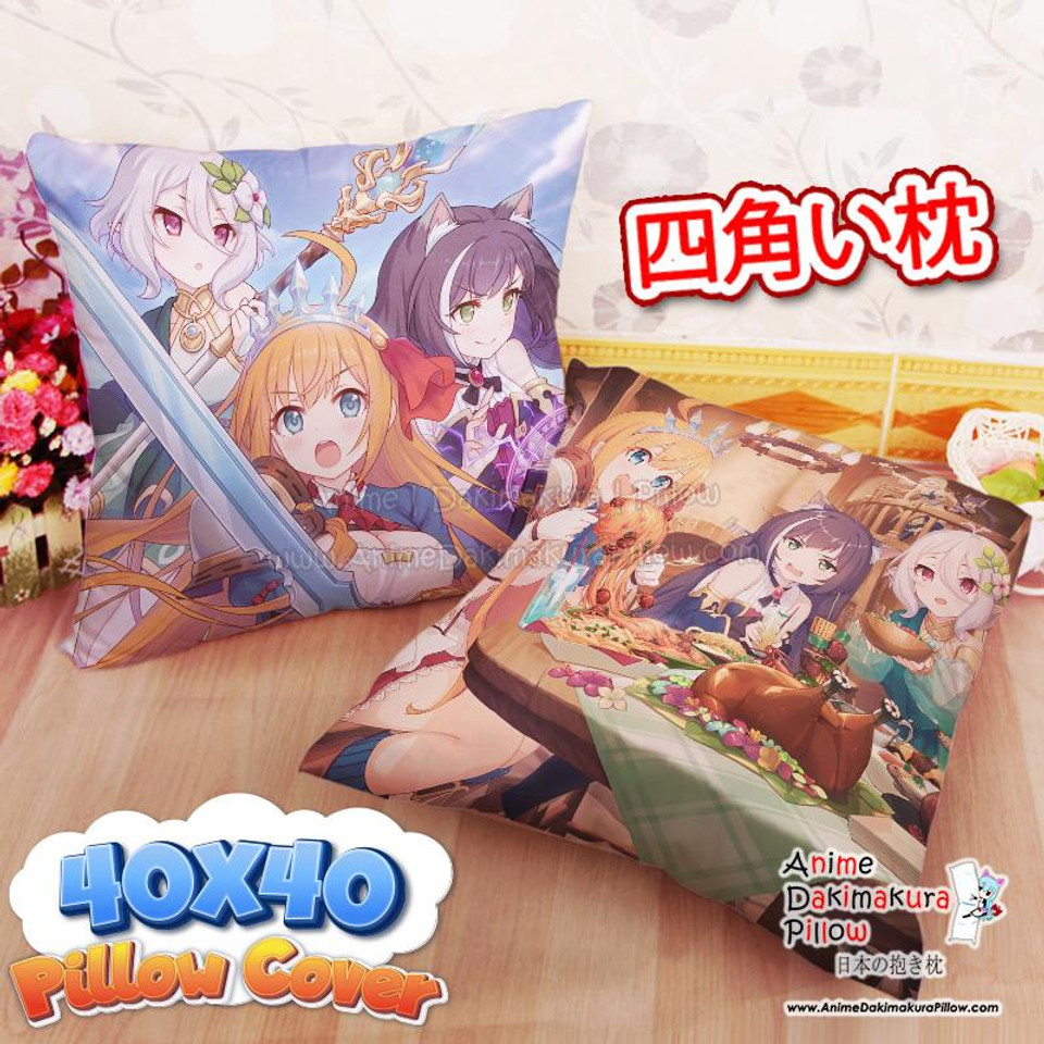 Buy  NEW Princess Connect! Re Dive 40x40cm Square Anime Dakimakura Throw Pillow Cover FBZ844 at the best price of  US$ 29 | Anime Dakimakura Pillow