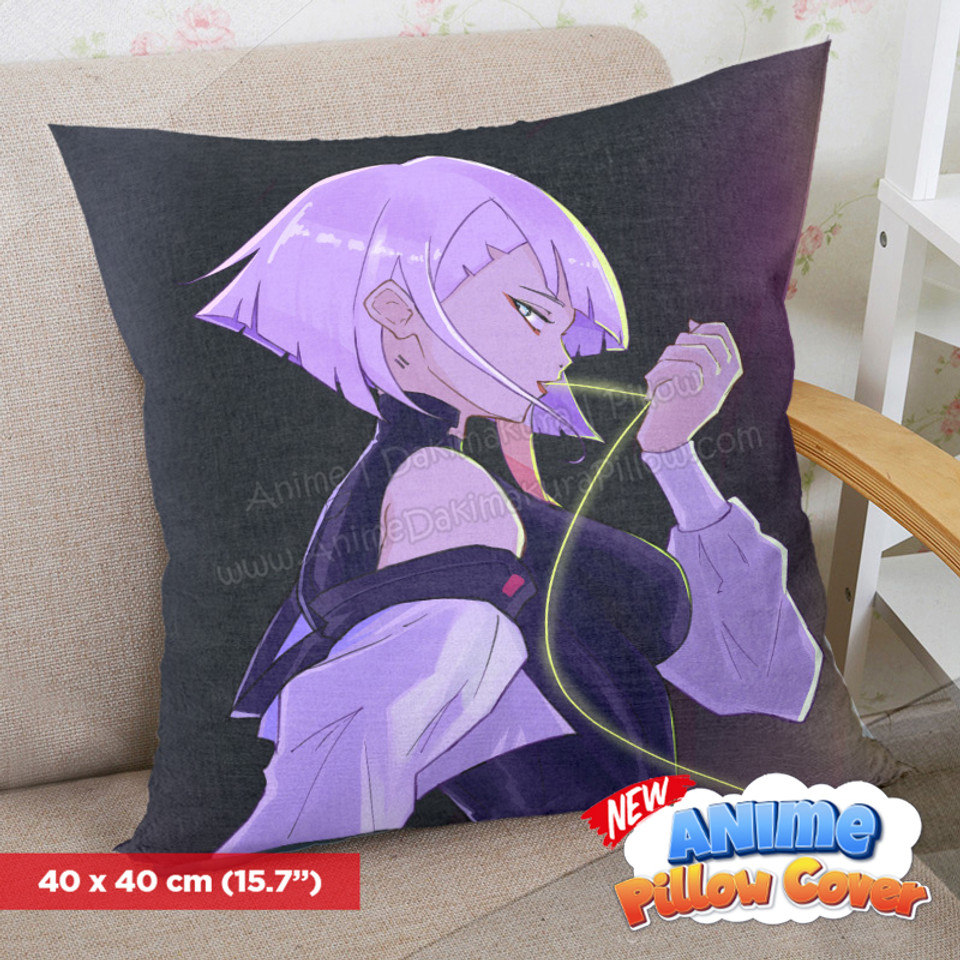 ADP Lucy - Cyberpunk Edgerunners 40x40cm Square Anime Dakimakura Throw Pillow Cover ERO-PC-136