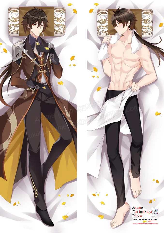 ADP Zhongli - Genshin Impact Anime Dakimakura Japanese Pillow Cover ADP-SMPC-248738-1
