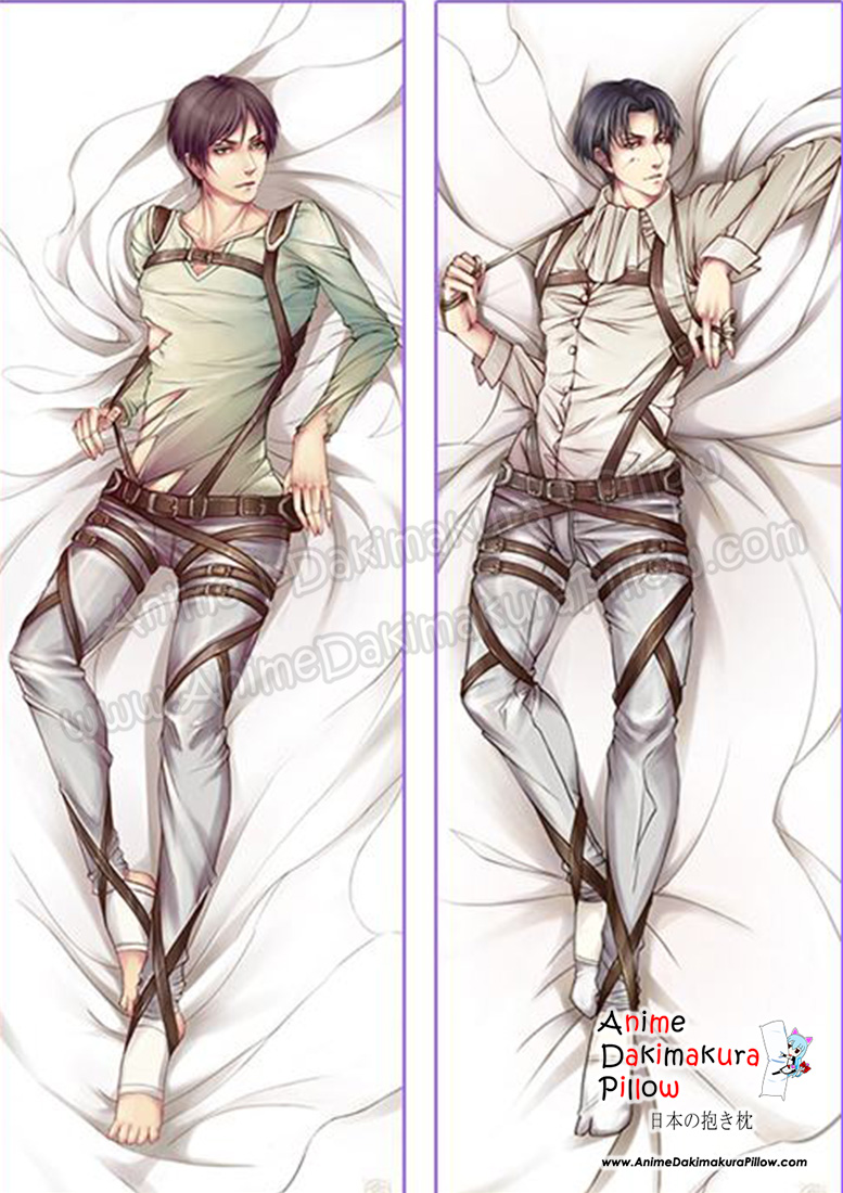 Adp Eren Yeager And Levi Ackerman Attack On Titan Anime Dakimakura Japanese Pillow Cover Ycds034 3255