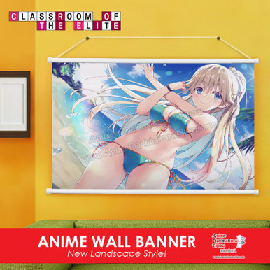 Poster Classroom of The Elite Ayanokouji Kiyotaka Karuizawa Kei Wall Scroll