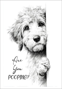 DPOOP005 "Mollie" Doodle Are You Pooping?