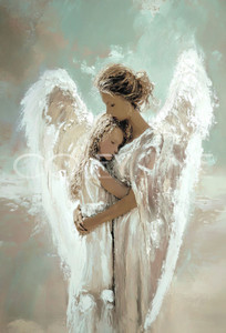 ANG002 Mother & Daughter Angels