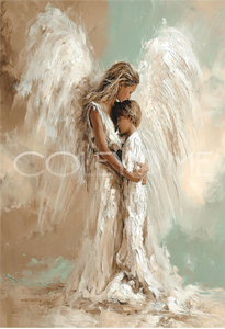 ANG012 Mother & Son Angels 1