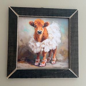 HC009 "Maggie"  Highland Cow In TuTu