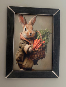 RAB002 "Hopscotch" Rabbit Carrying Bag Of Carrots