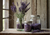 LAV009  Lovely Picture of Lavender  Flowers in Glass Jars