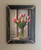 TUL003 Bouquet of Pink Tulips in Glass Vase