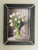 TUL005 Bouquet of White Tulips in Glass Vase 2