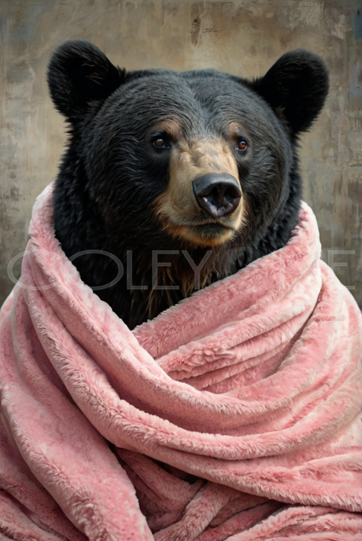 BIT006  "Willow" Bear Wrapped in Blanket