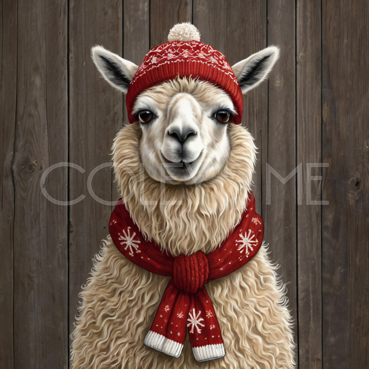 LLAMC004 "Winston" Winter Llama
