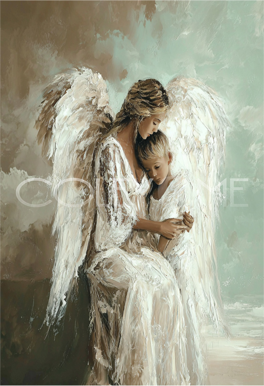 ANG013 Mother & Son Angels 2