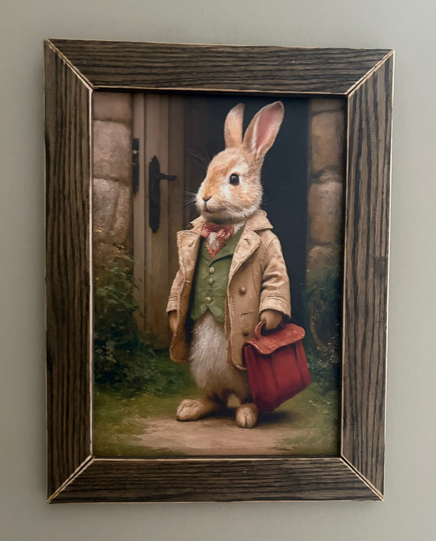 RAB003 "Peter" Rabbit Walking Thru The Village