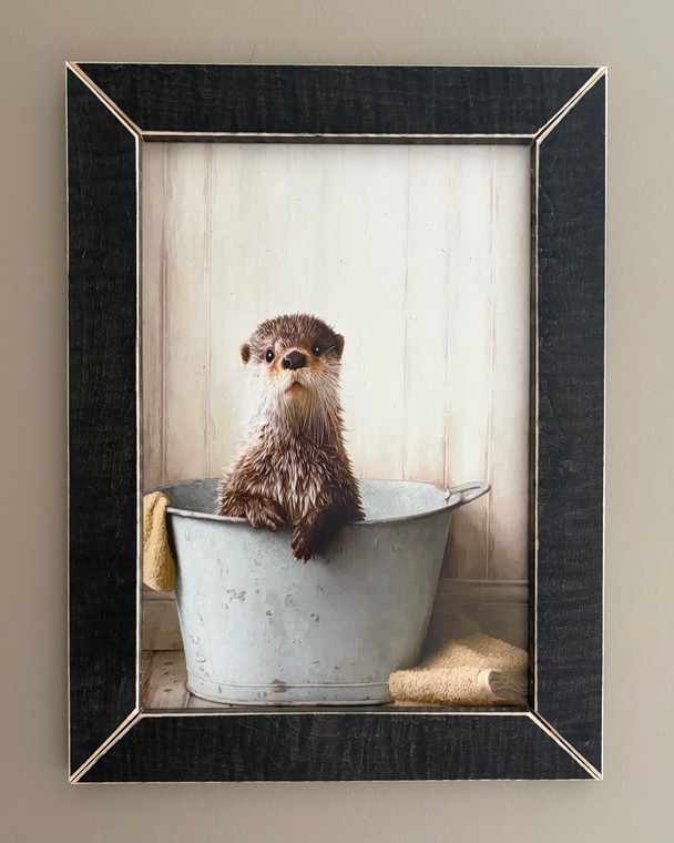 OTT002  "Whiskers" Otter Chillin' in Tub