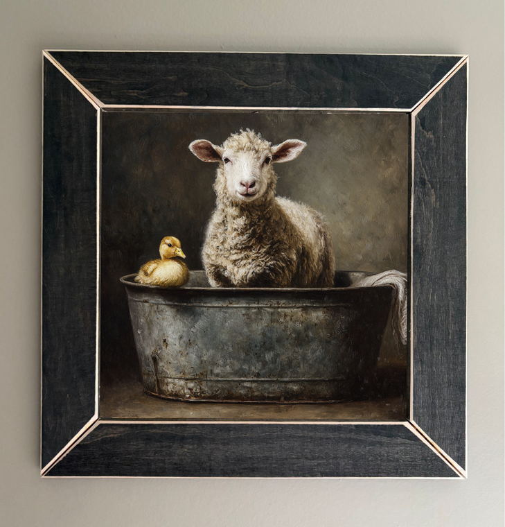 SHEEPT003 "Cotton Ball" Sheep