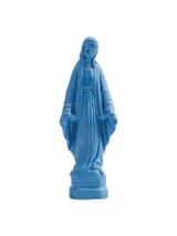 Blauw Madonna beeld (21 cm, keramiek) met iconische symboliek en moderne stijl Blauw Madonna beeld (21 cm, keramiek) met iconische symboliek en moderne stijl