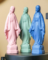 Decoratiebeeld Madonna - Blauw - Keramiek - 21 cm Decoratiebeeld Madonna - Blauw - Keramiek - 21 cm