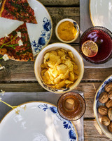 Schaal Blauw Bloesem - Porselein Schaal Blauw Bloesem - Porselein