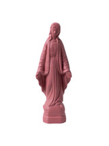 Karmijnrood Madonna beeld (21 cm) van keramiek Karmijnrood Madonna beeld (21 cm) van keramiek