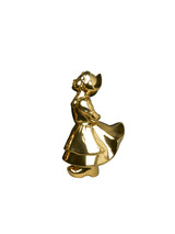 Decoratiebeeld Kissing couple XL - Boerin - Goud - 30 cm Decoratiebeeld Kissing couple XL - Boerin - Goud - 30 cm