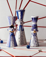 Candleholder Foudamour - La Belle - Hand-painted - 28 cm