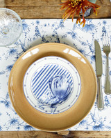 Bord Tulp - Randversiering - Porselein Bord Tulp - Randversiering - Porselein