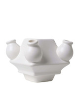 Tulip Vase Stapelgekte - Matte White - Middle - 10 cm