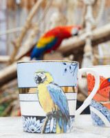 Mok Papegaai uit de Mandala collectie van Heinen Delfts Blauw Mok Papegaai uit de Mandala collectie van Heinen Delfts Blauw
