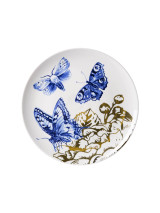 Wandbord Insecten - Vlinders - Keramiek - 26 cm Wandbord Insecten - Vlinders - Keramiek - 26 cm