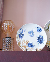 Wall Plate Insects - Beetles - Ceramic - 26 cm