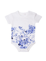 Baby romper Bloemen - Katoen - tot 3 maanden