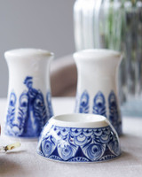 Eierdop Paauw Blauw