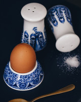 Eierdop Paauw Blauw