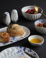 Blauw Vouw Peper- en zoutstel