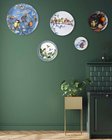 Wandborden vogels van Heinen Delfts Blauw Wandborden vogels van Heinen Delfts Blauw