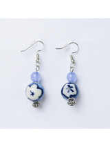 Oorbellen Delfts blauw Gravin Oorbellen Delfts blauw Gravin