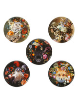 Wandborden set Veluwse dieren een set bestaande uit 5 stuks