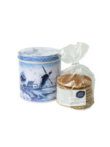 Stroopwafelblik Molen - incl. Stroopwafels - 11 cm
