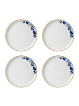 Dinerbord Blauw Bloesem - Porselein - 28 cm - 4 stuks