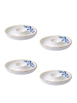 Egg Cup Blauw Bloesem - Porcelain - 11 cm - Set of 4