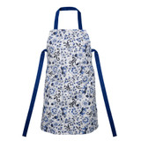 Keukenschort Bloemen - Wit - Katoen - 60 x 80 cm