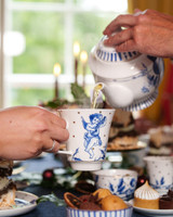 Theemok Kerstengel - Porselein - 350 ml