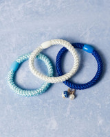 Elastic Hair Band - Blue Assorted - Set of 3