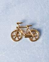 Broche Fiets - Goud - 3 cm
